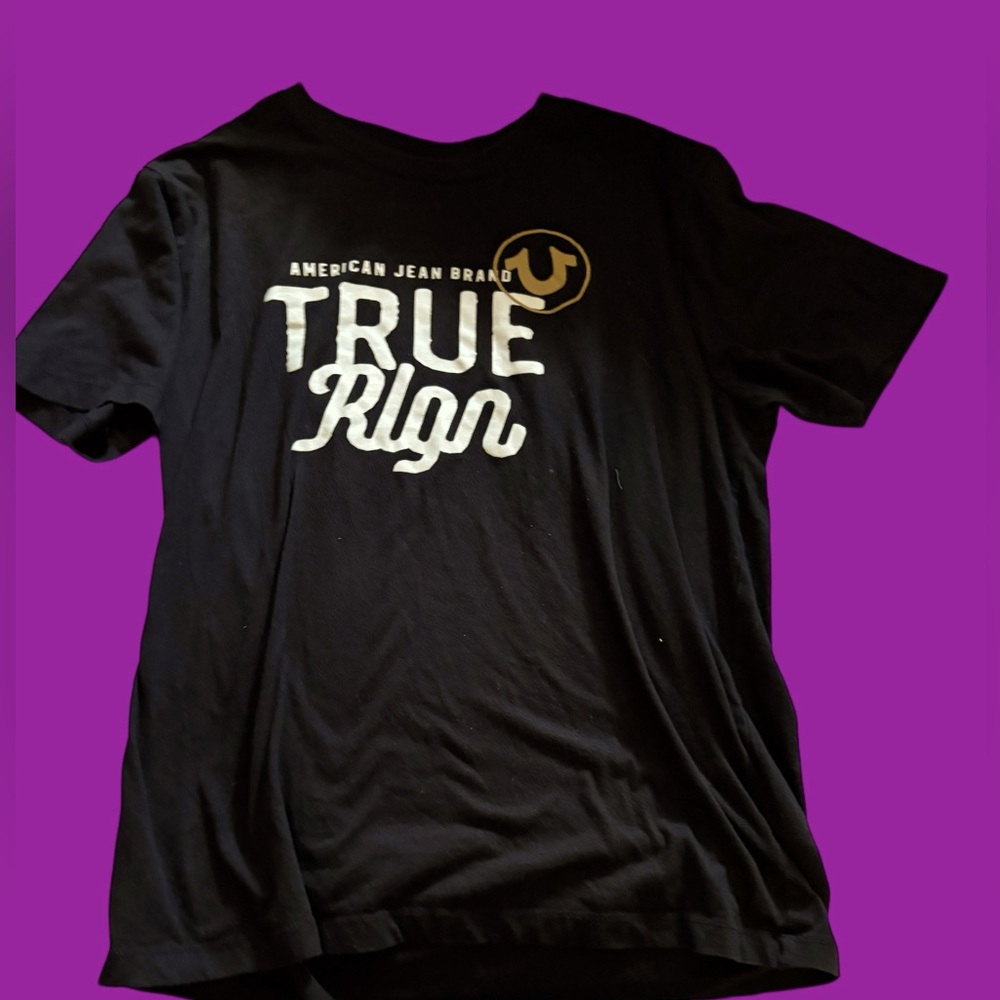 Xl true religion t shirt black